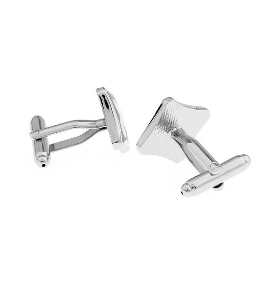 Black Fleur de Lys Cufflinks 