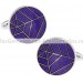 Purple Spider Web Cufflinks 