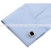 Black Rounded Edge Square Cufflinks 