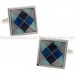 Multicolored Onyx Checker Cufflinks 