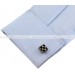 Black and White Onyx Square Tartan Cufflinks 