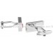 Pink Crystal Rectangle Cufflinks 