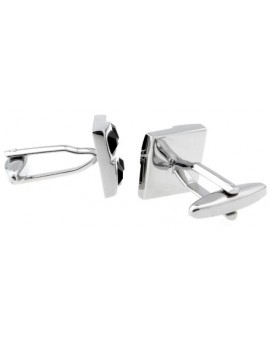 Black Checkered Cufflinks 