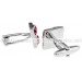 Pink Checkered Cufflinks 
