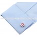 Pink Checkered Cufflinks 