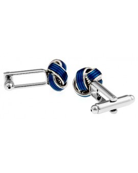 Gemelos Nudo Azul