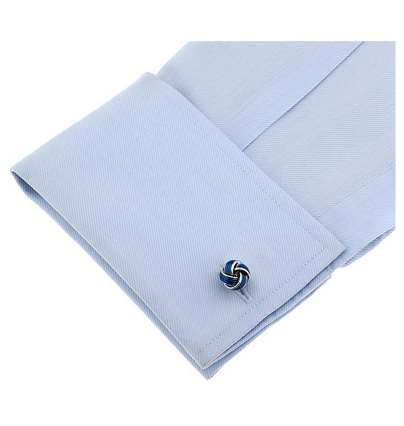 Blue Knot Cufflinks 