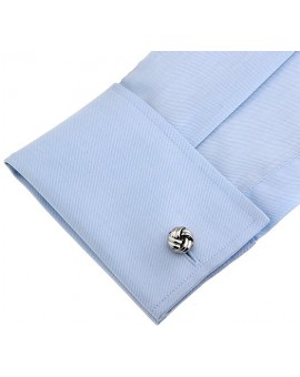 Gemelos Nudo Doble Silver