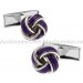 Purple Knot Cufflinks 