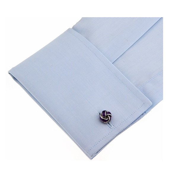 Purple Knot Cufflinks 