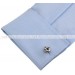 Silver Plated Double Knot Cufflinks 
