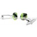 Green and Dark Green Knot Cufflinks 