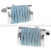 Light Blue Rope Cufflinks 