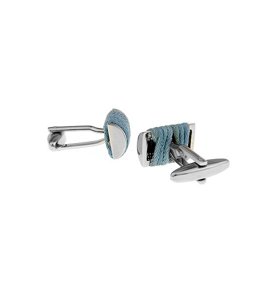 Light Blue Rope Cufflinks 
