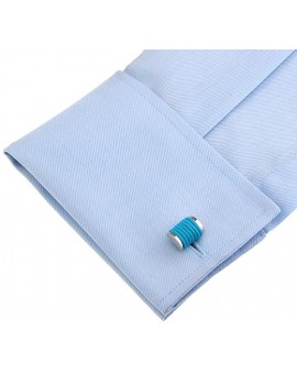 Turquoise Rope Cufflinks 