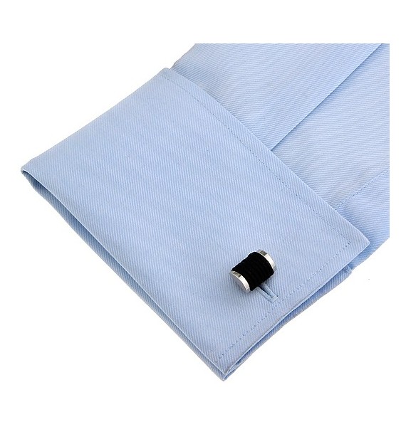 Black Rope Cufflinks 