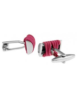 Fuchsia Rope Cufflinks 