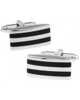 Black and Silver XII Cufflinks