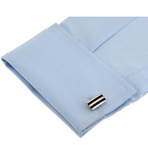 Black and Silver XII Cufflinks