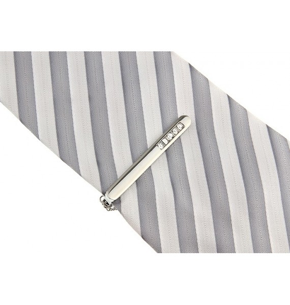 Crystal Row Tie Bar 
