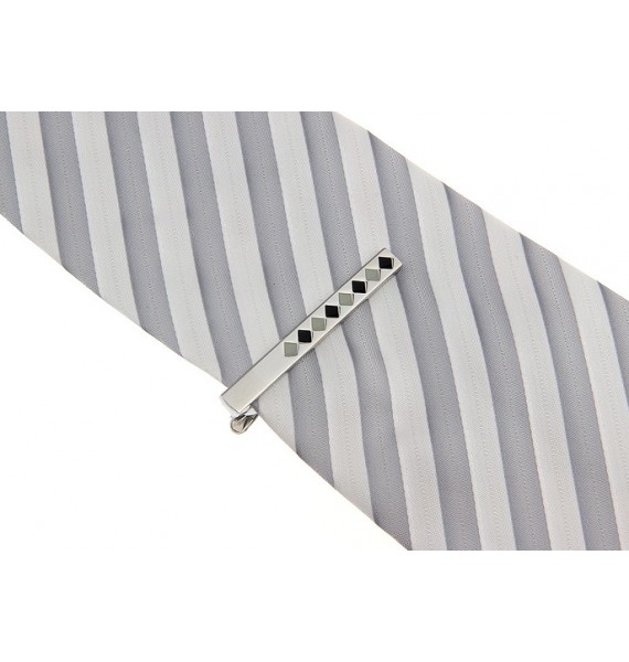 Pisacorbatas Rombos Negros