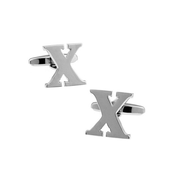 Big Letter X Cufflinks 