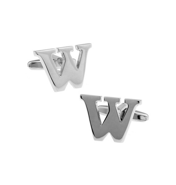 Big Letter W Cufflinks 