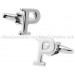 Big Letter P Cufflinks 