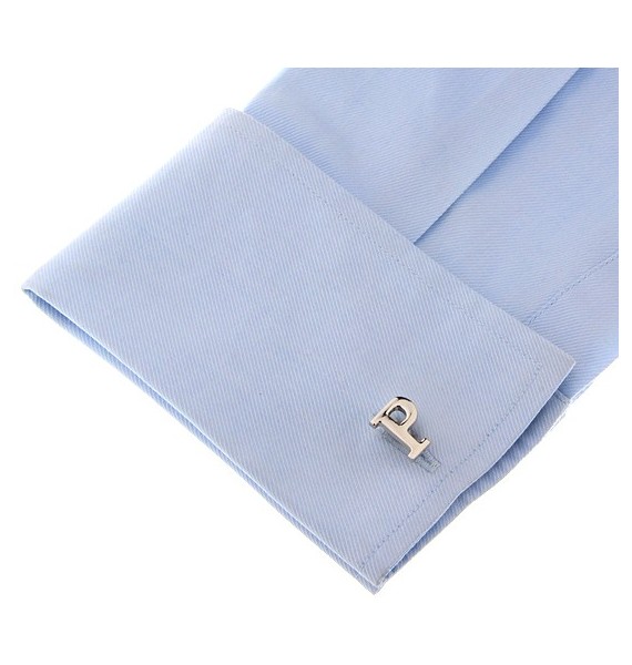 Big Letter P Cufflinks 