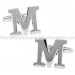 Big Letter M Cufflinks 