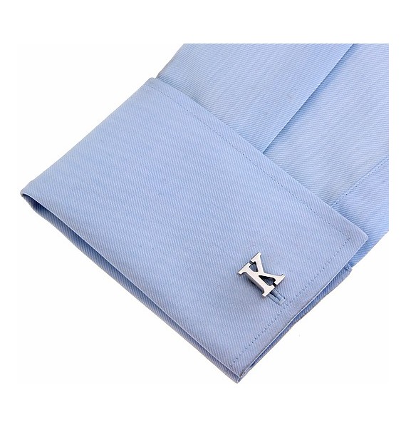 Big Letter K Cufflinks 