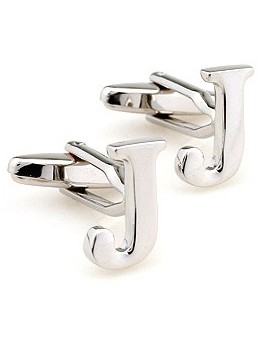 Big Letter J Cufflinks 
