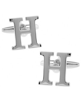 Big Letter H Cufflinks 