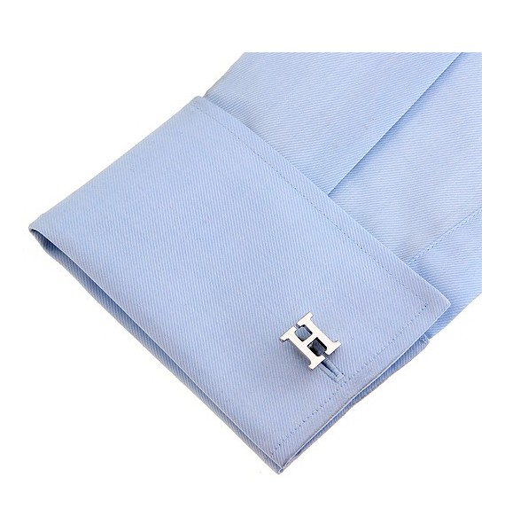 Big Letter H Cufflinks 