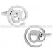 Silver at Sign Cufflinks 