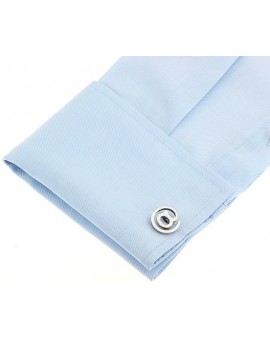 Silver at Sign Cufflinks  2