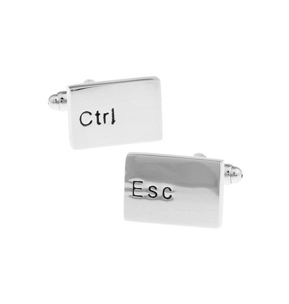 Control and Escape Keys Cufflinks 