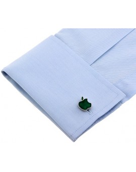 Green Apple Cufflinks  2