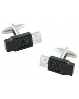 Gemelos USB Negro