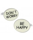 Don´t Worry, Be Happy Cufflinks 
