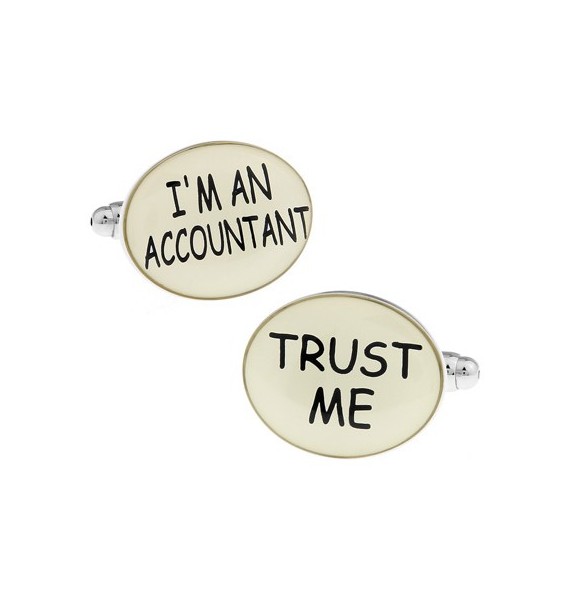 I´m an Accountant, Trust Me Cufflinks 