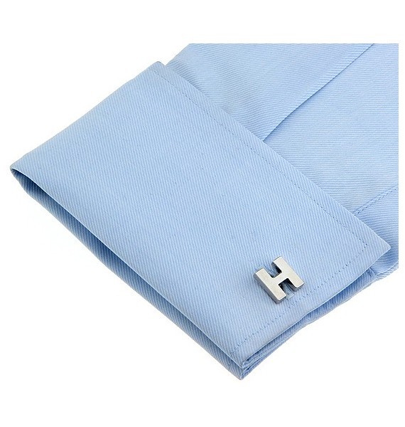 Letter H Cufflinks 