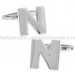 Letter N Cufflinks 