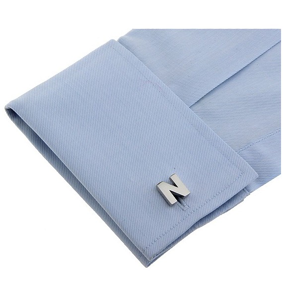 Letter N Cufflinks 