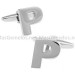 Letter P Cufflinks 