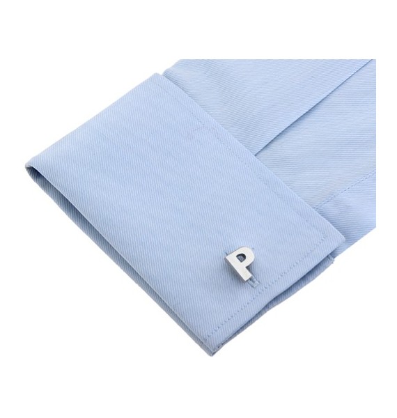 Letter P Cufflinks 