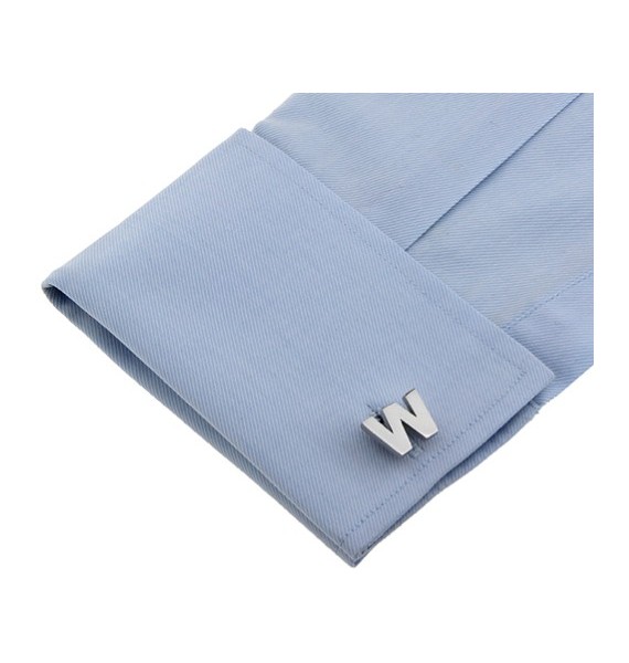 Letter W Cufflinks