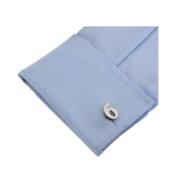 Number 6 Cufflinks 