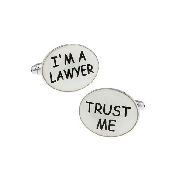 I´m a Lawyer, Trust Me Cufflinks 