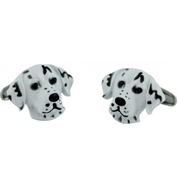 Dalmatian Head Cufflinks 
